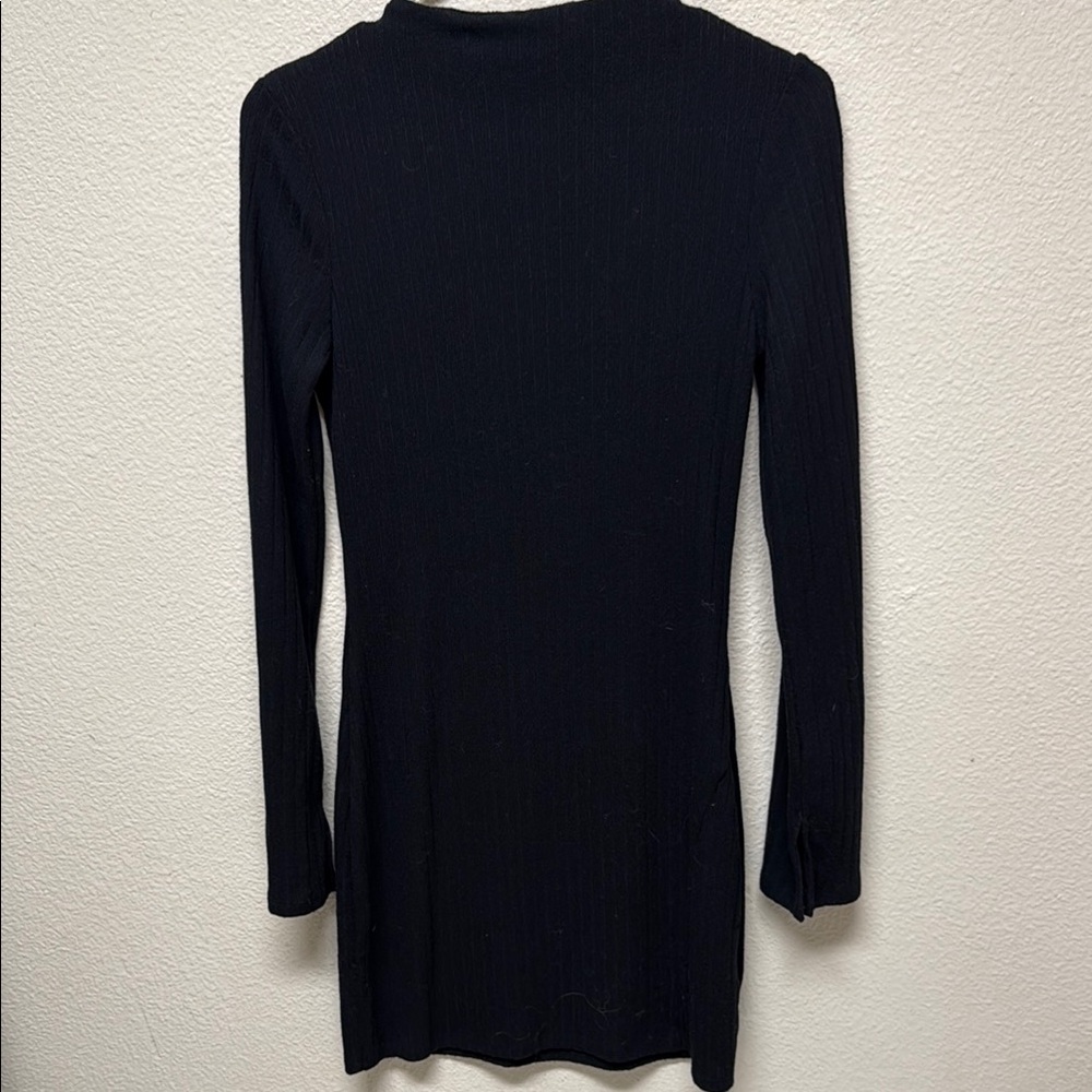 H&M Black Long Sleeve Dress